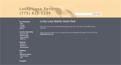 Desktop Screenshot of luckylanereno.com